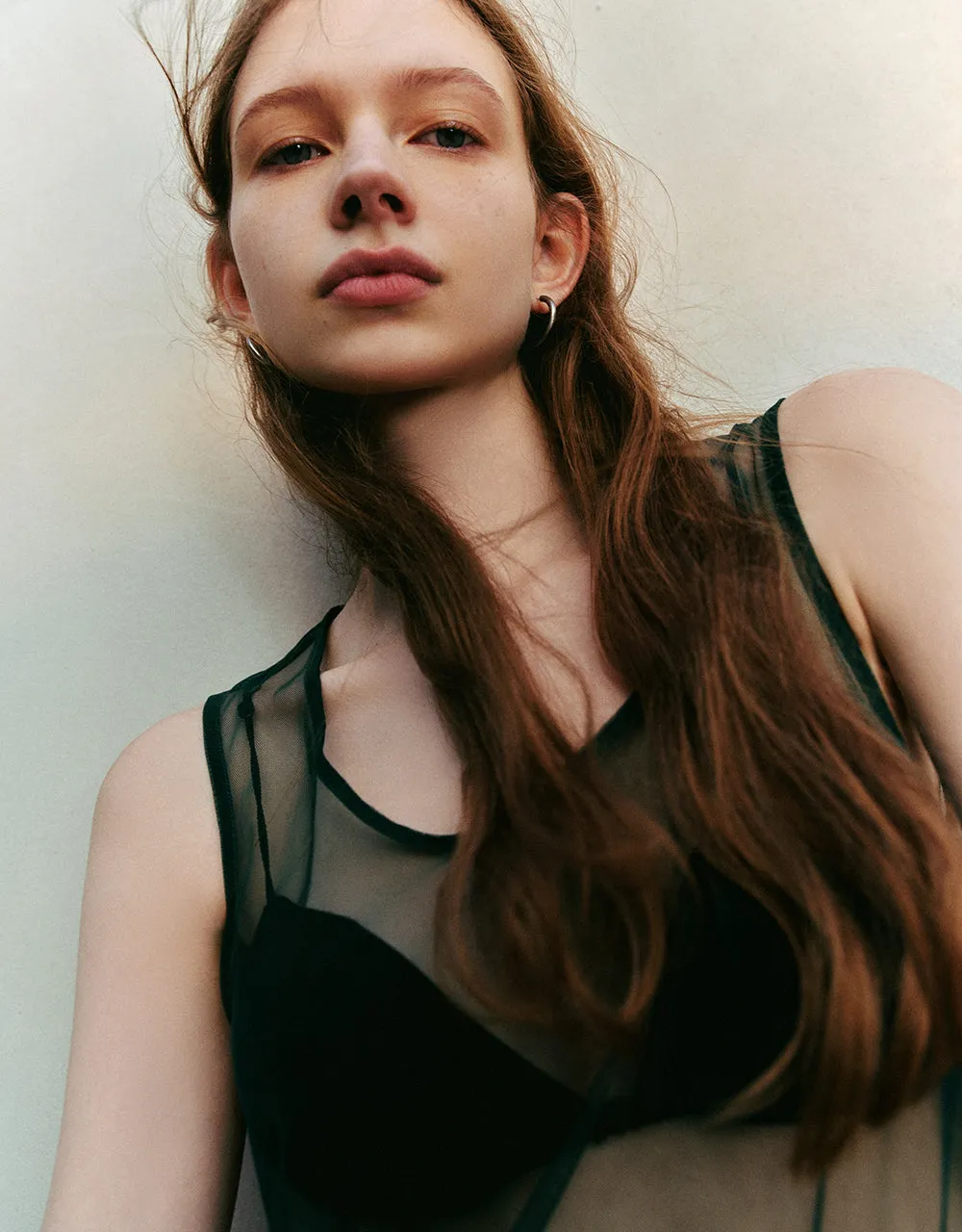 Sleeveless Crew Neck A-Line Dress sold by Urban Revivo product image thumbnail 4