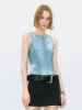 Printed Skinny Tank Top sold by Urban Revivo