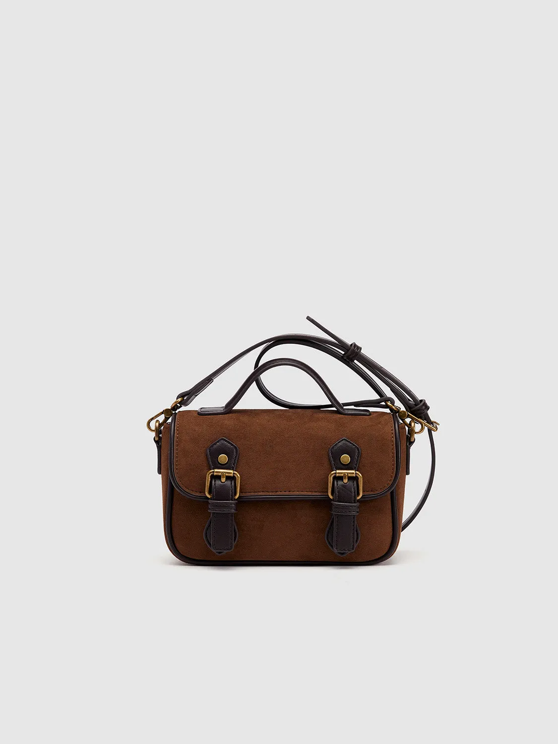 Double Buckled Shoulder Bag sold by Urban Revivo