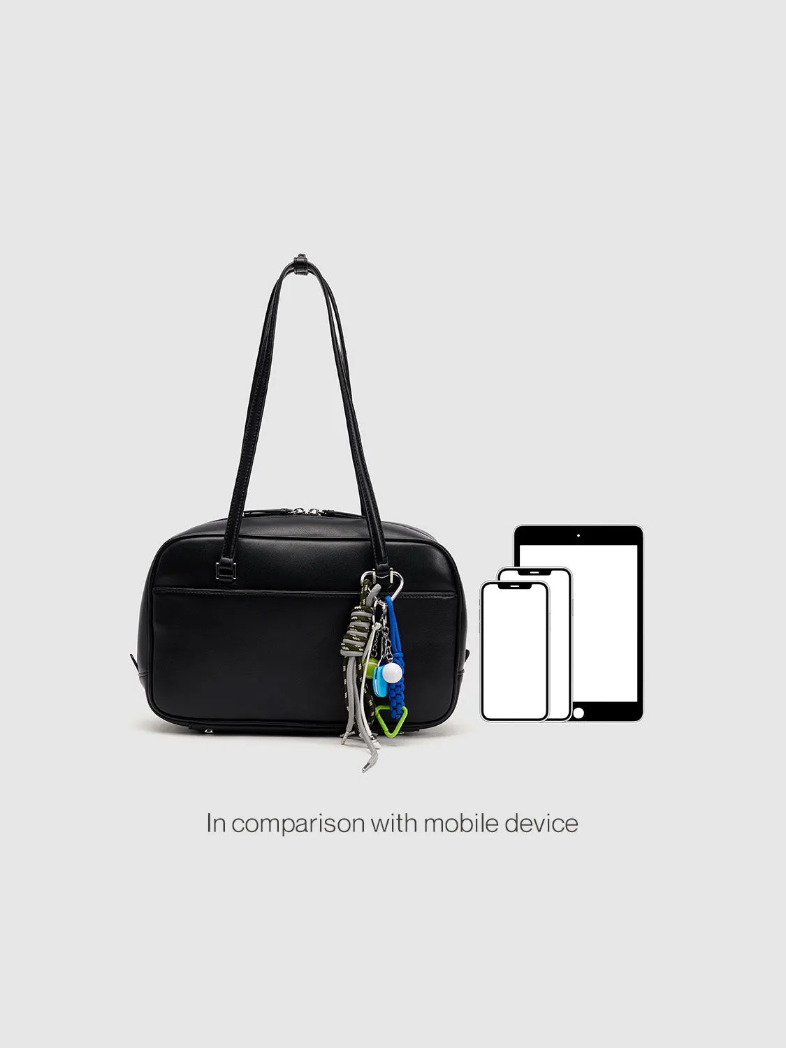 Vegan Leather Bowler Bag sold by Urban Revivo product image thumbnail 2