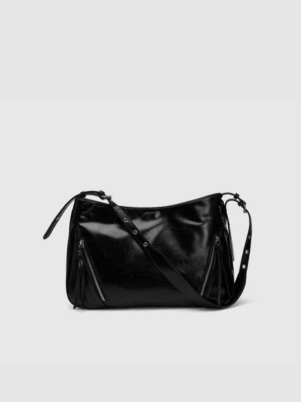 Vegan Leather Shoulder Bag sold by Urban Revivo