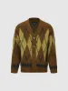 Loose V-Neck Knitted Cardigan sold by Urban Revivo