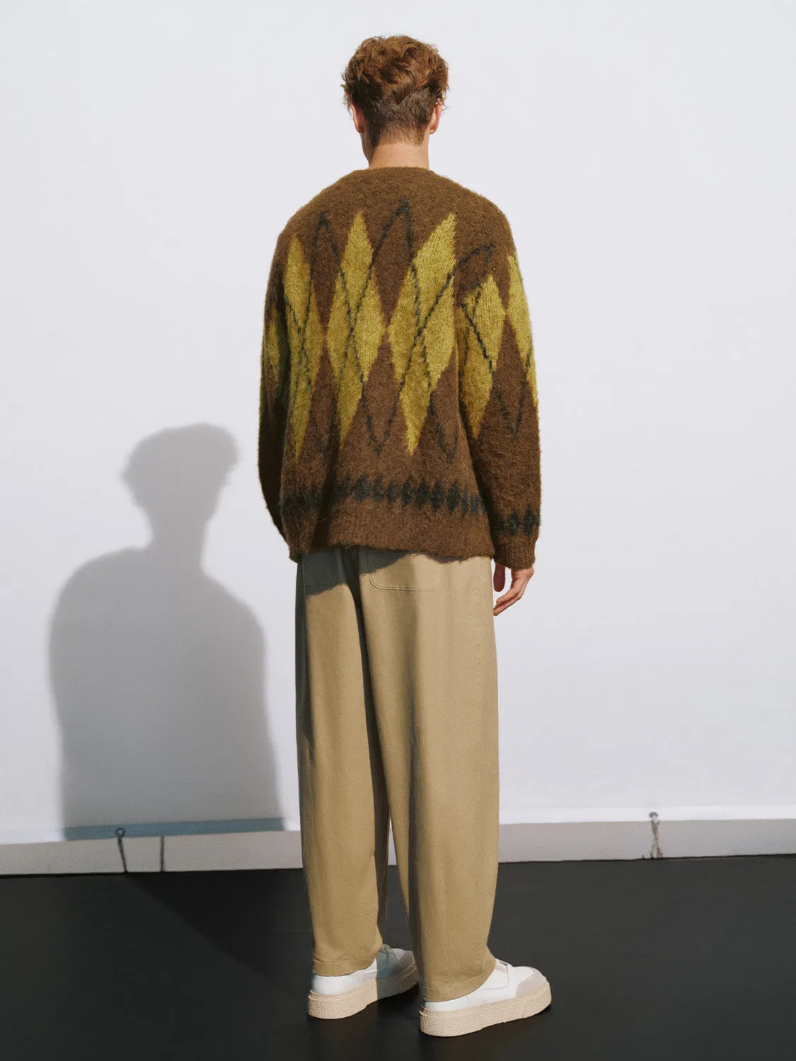 Loose V-Neck Knitted Cardigan sold by Urban Revivo product image thumbnail 4