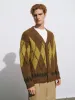 Loose V-Neck Knitted Cardigan sold by Urban Revivo