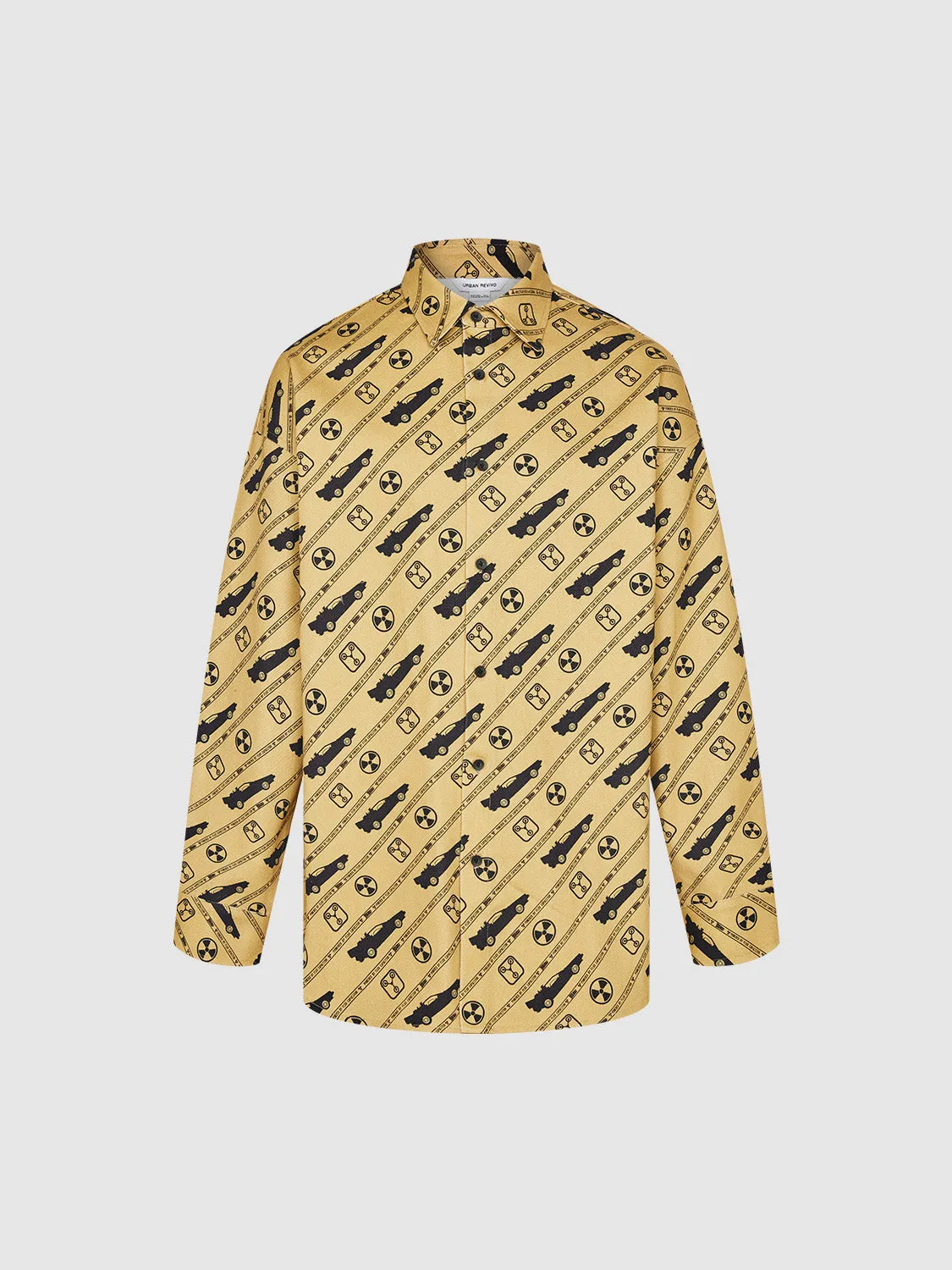 Printed Button Up Loose Shirt sold by Urban Revivo product image thumbnail 2