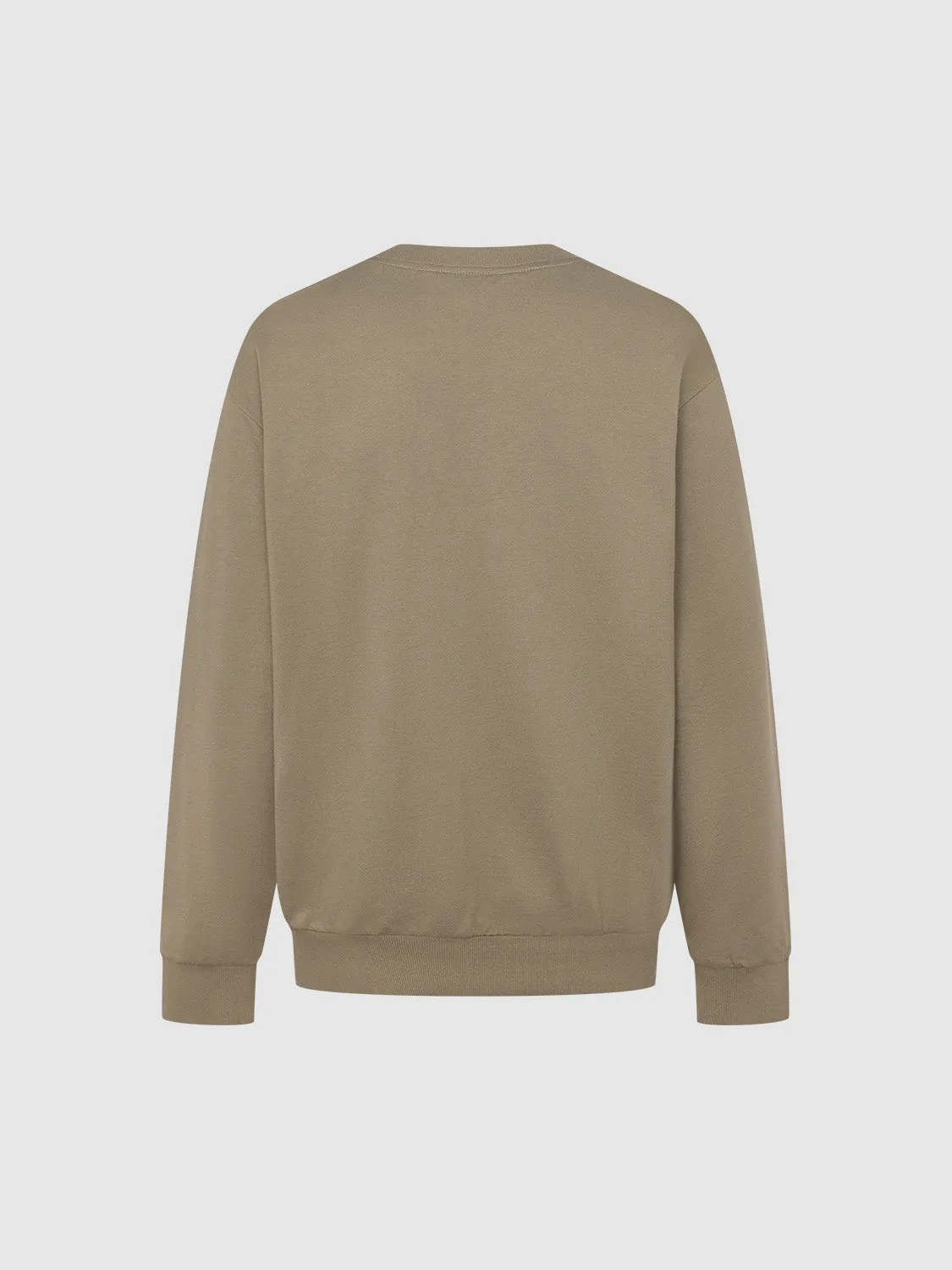 Printed Crew Neck Loose Sweatshirt sold by Urban Revivo product image thumbnail 2