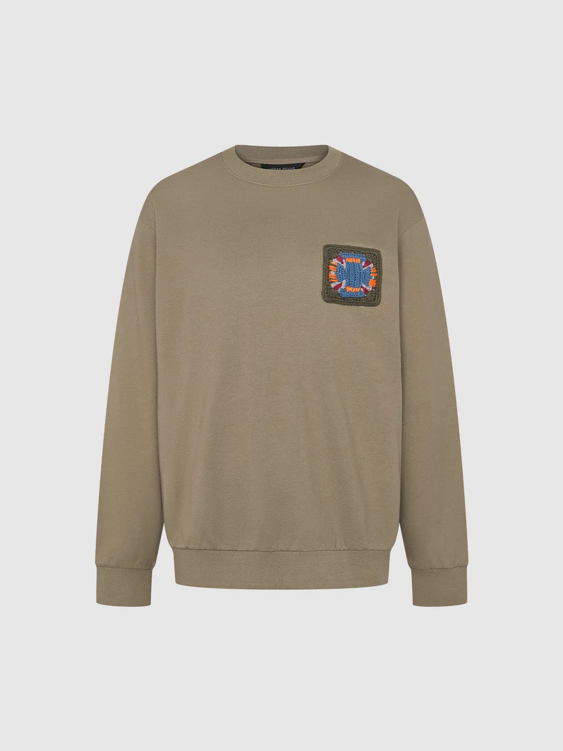 Printed Crew Neck Loose Sweatshirt sold by Urban Revivo