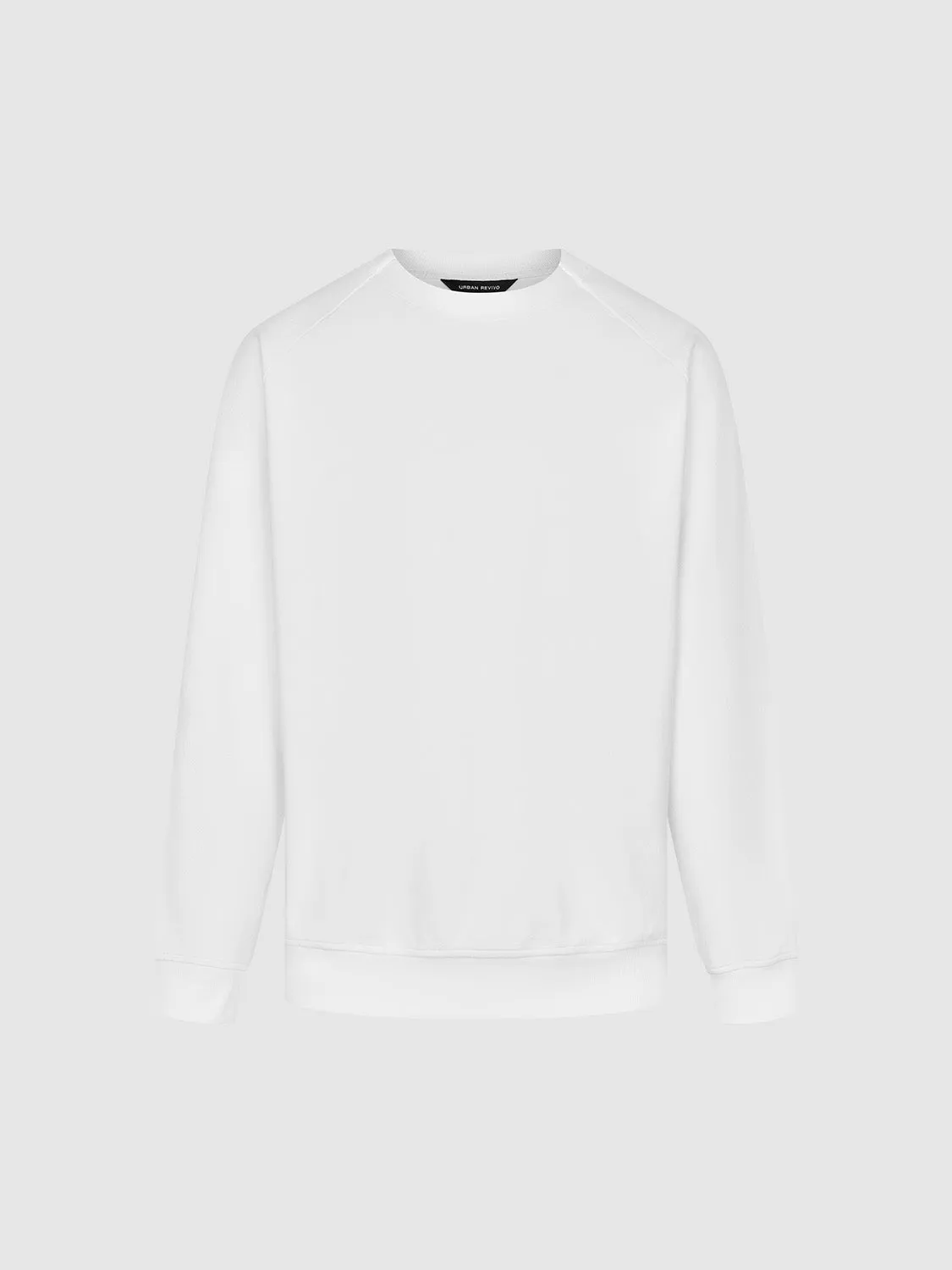 Crew Neck Straight Sweatshirt sold by Urban Revivo product image thumbnail 2
