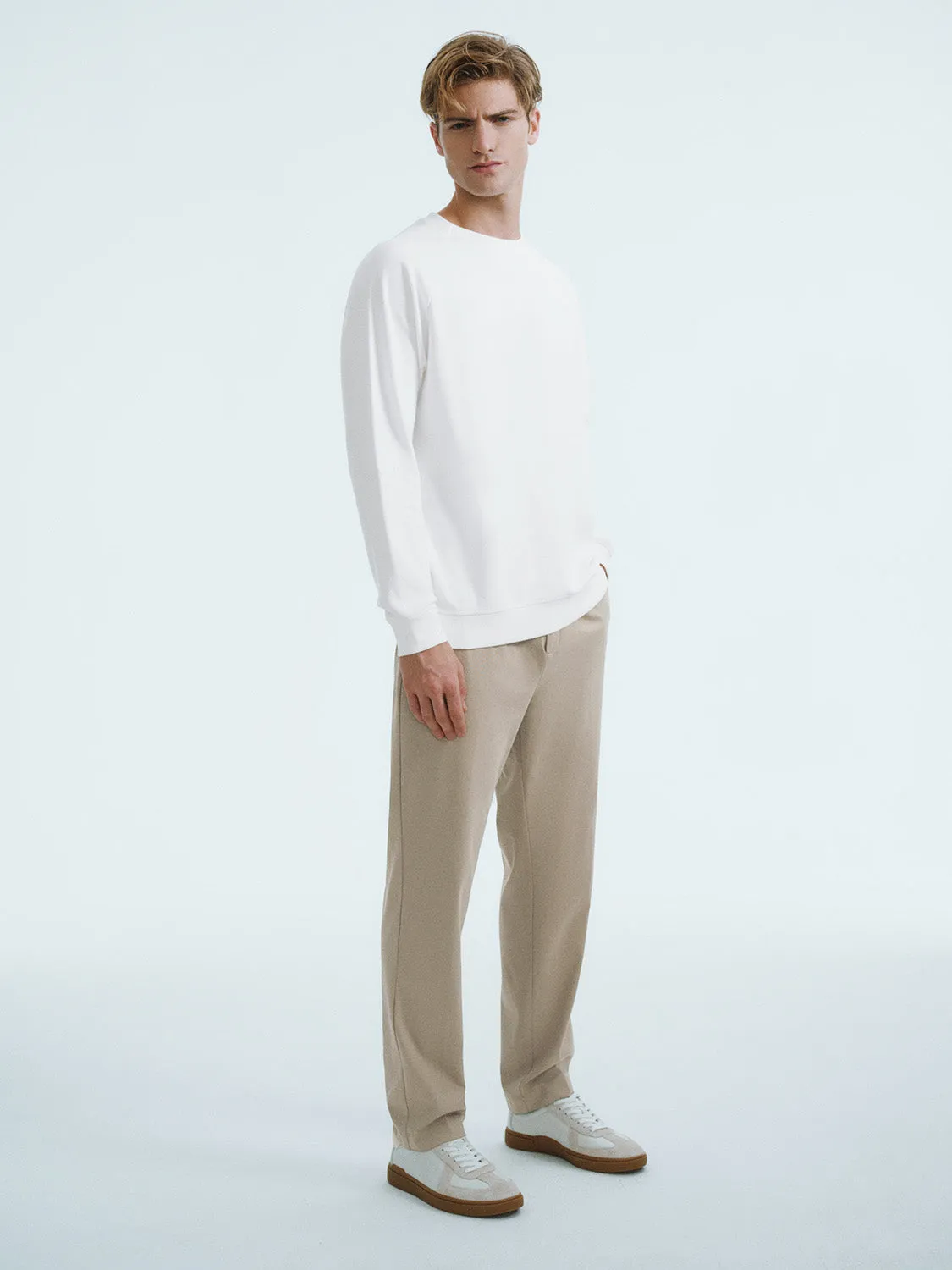 Crew Neck Straight Sweatshirt sold by Urban Revivo product image thumbnail 5