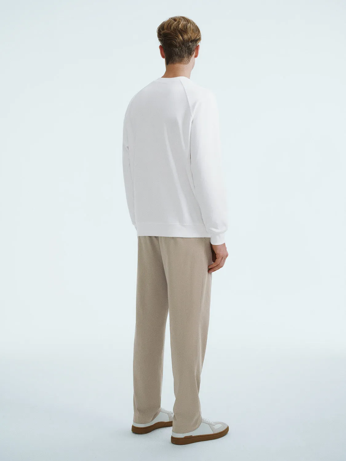 Crew Neck Straight Sweatshirt sold by Urban Revivo product image thumbnail 4