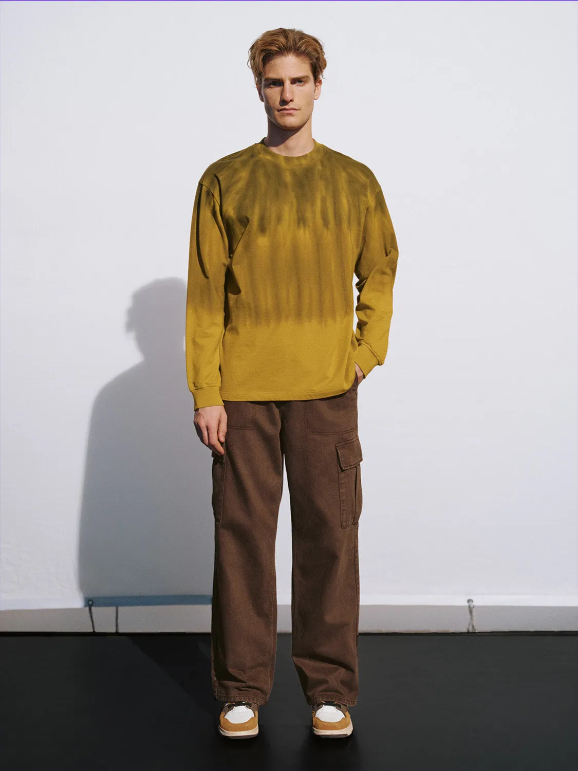 Printed Crew Neck Loose T-Shirt sold by Urban Revivo product image thumbnail 5