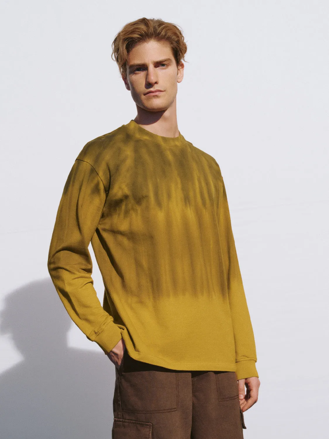 Printed Crew Neck Loose T-Shirt sold by Urban Revivo product image thumbnail 3