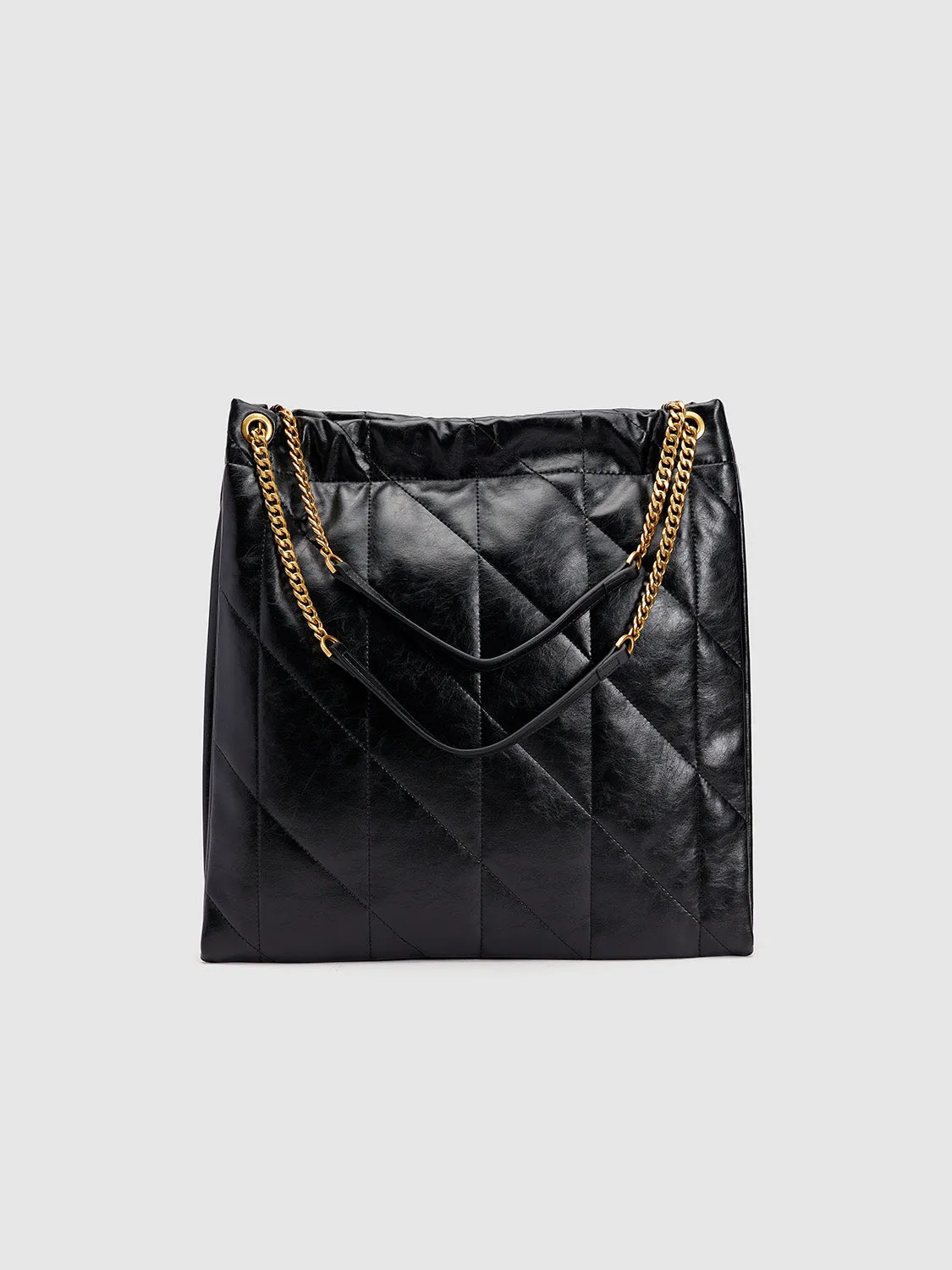 Quilted Embossed Vegan Leather Shoulder Bag sold by Urban Revivo
