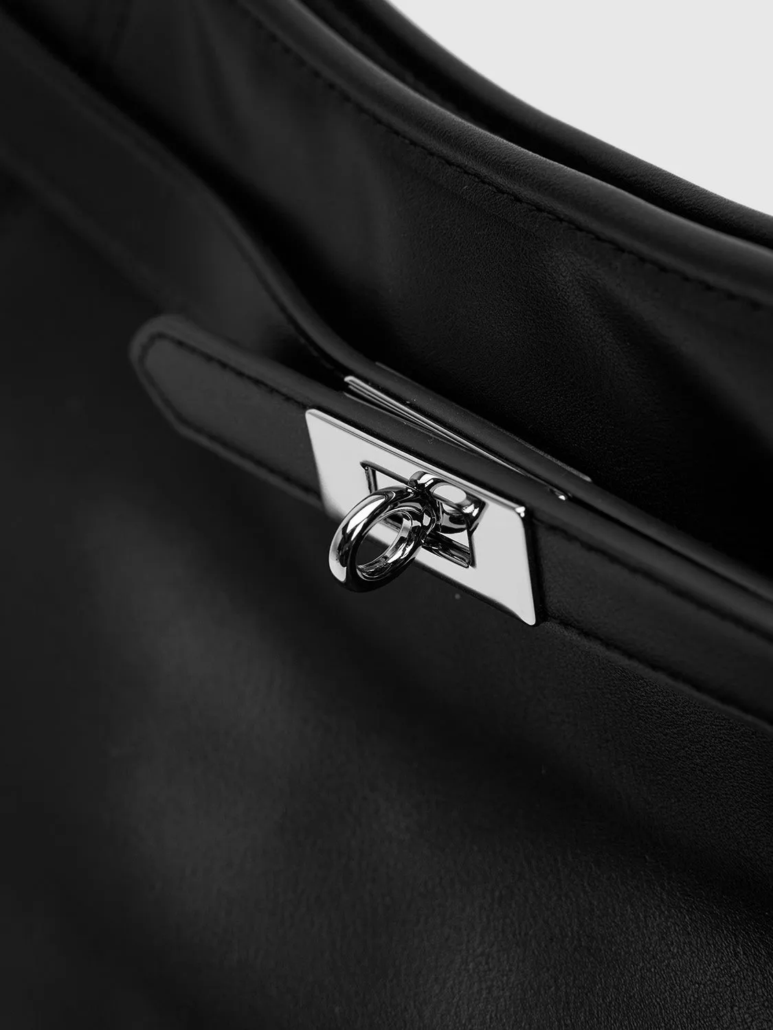 Vegan Leather Tote Bag sold by Urban Revivo product image thumbnail 5