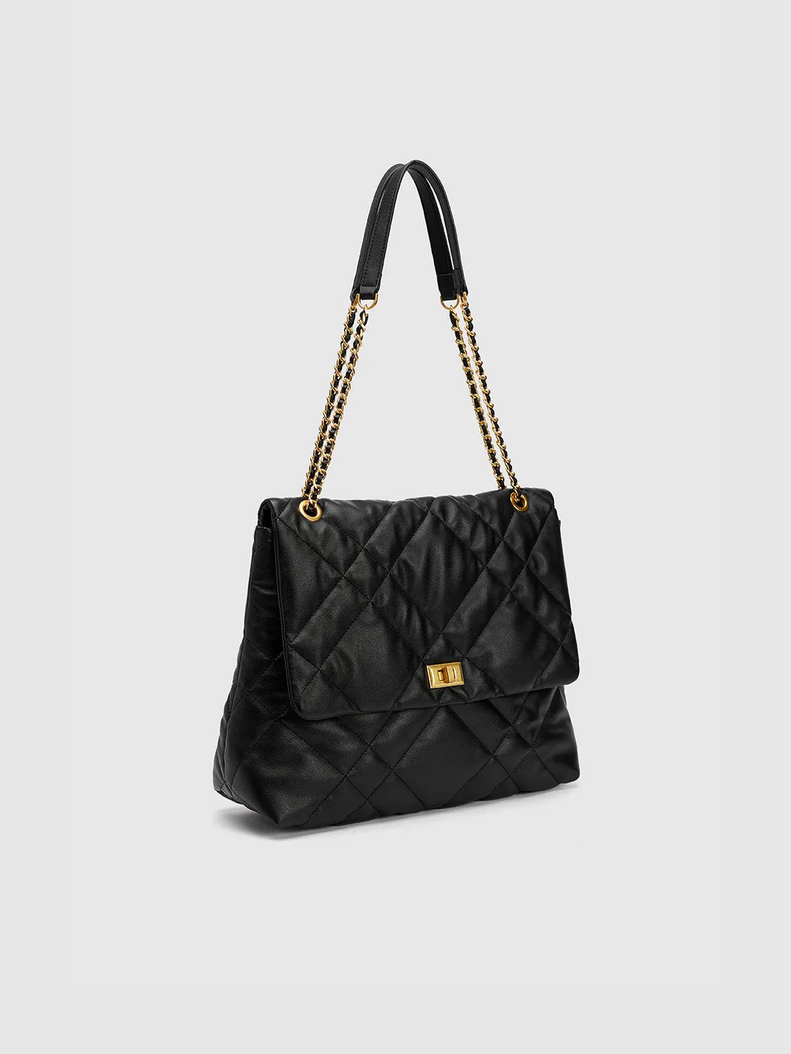 Embossed Chained Shoulder Bag sold by Urban Revivo product image thumbnail 2