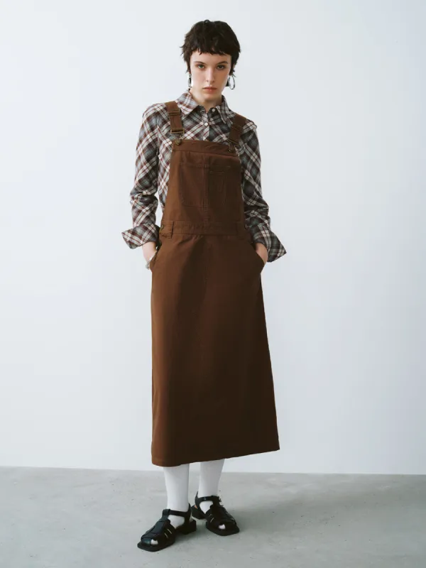 Loose Pinafore Dress sold by Urban Revivo