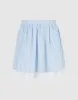 Elastic Waist Striped Mini A-Line Skirt sold by Urban Revivo