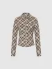 Checkered Button Up Lapel Shirt sold by Urban Revivo