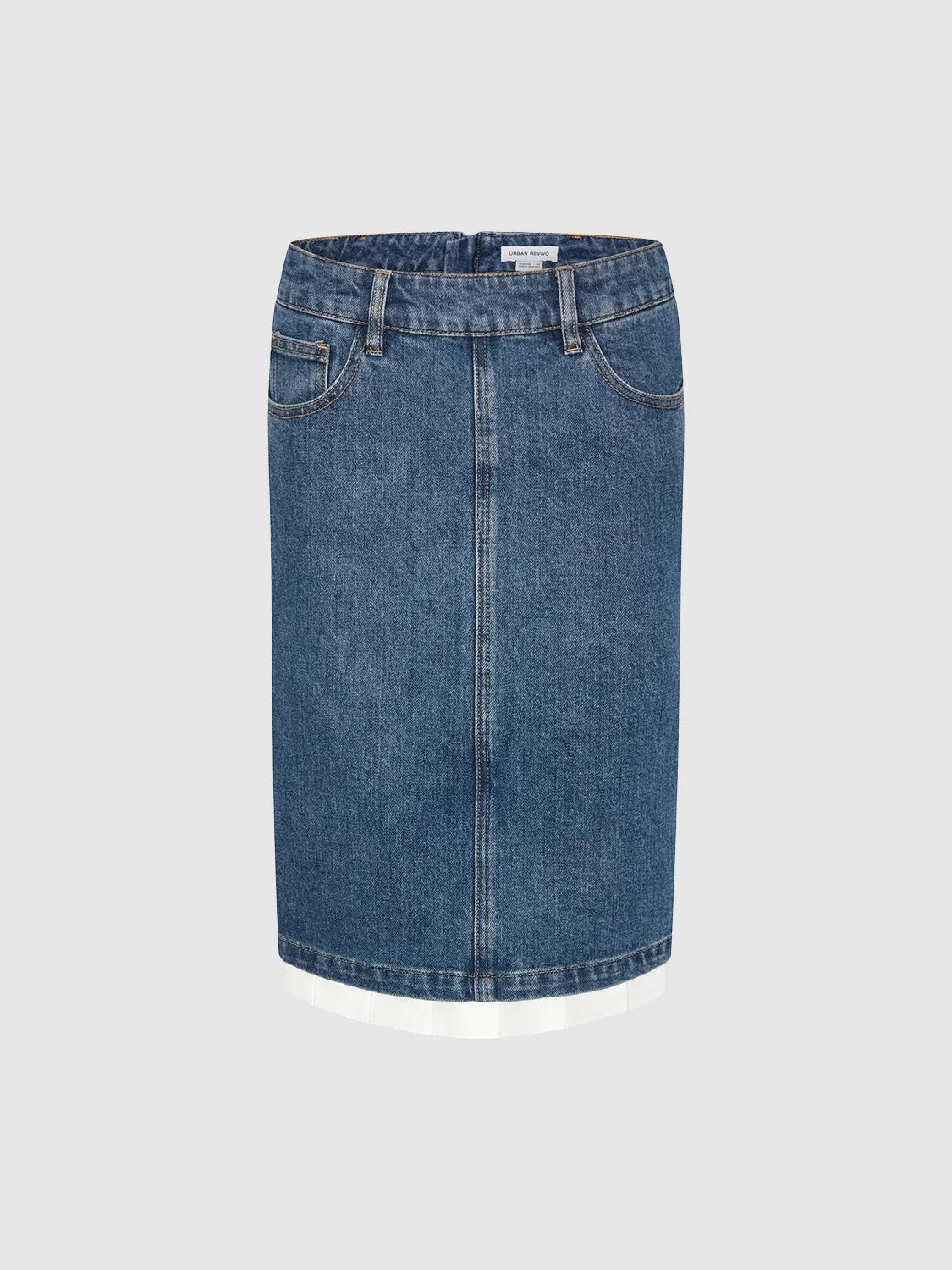 2 In 1 Mini Denim Skirt sold by Urban Revivo