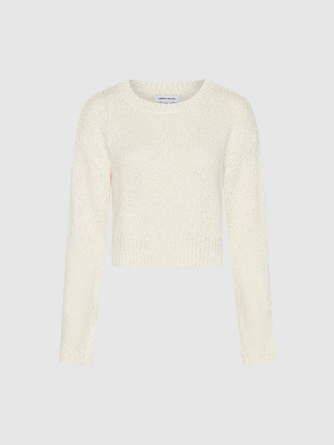 Crew Neck Knitted T-Shirt sold by Urban Revivo product image thumbnail 2