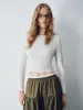 Crew Neck Knitted T-Shirt sold by Urban Revivo