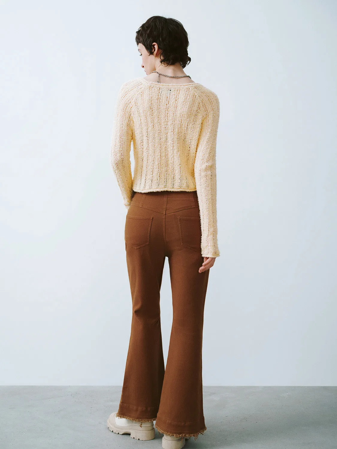 Crew Neck Knitted T-Shirt sold by Urban Revivo product image thumbnail 4