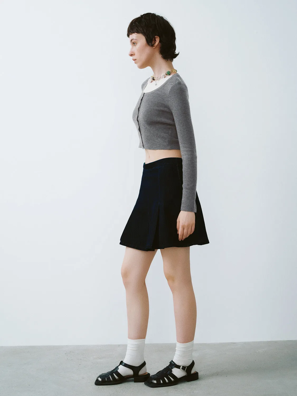 2 In 1 Skinny Knitted T-Shirt sold by Urban Revivo product image thumbnail 5