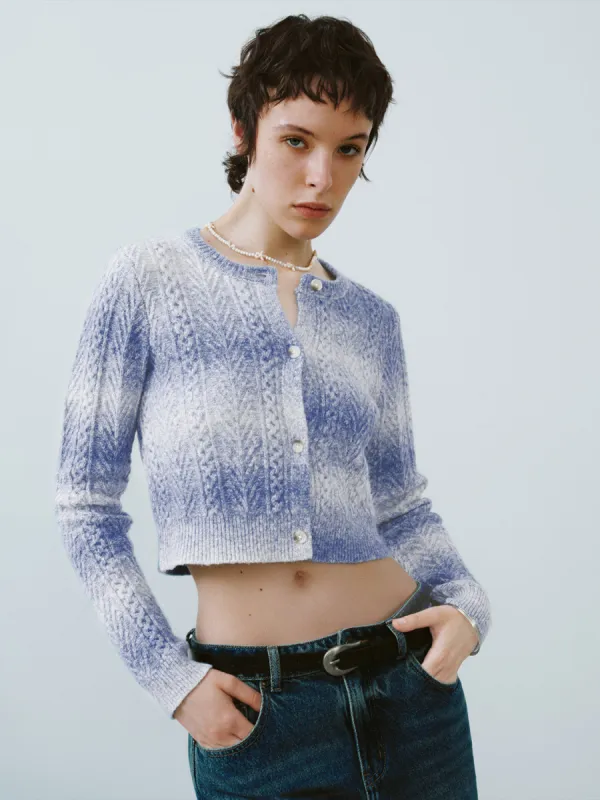 Crew Neck Knitted Cardigan sold by Urban Revivo