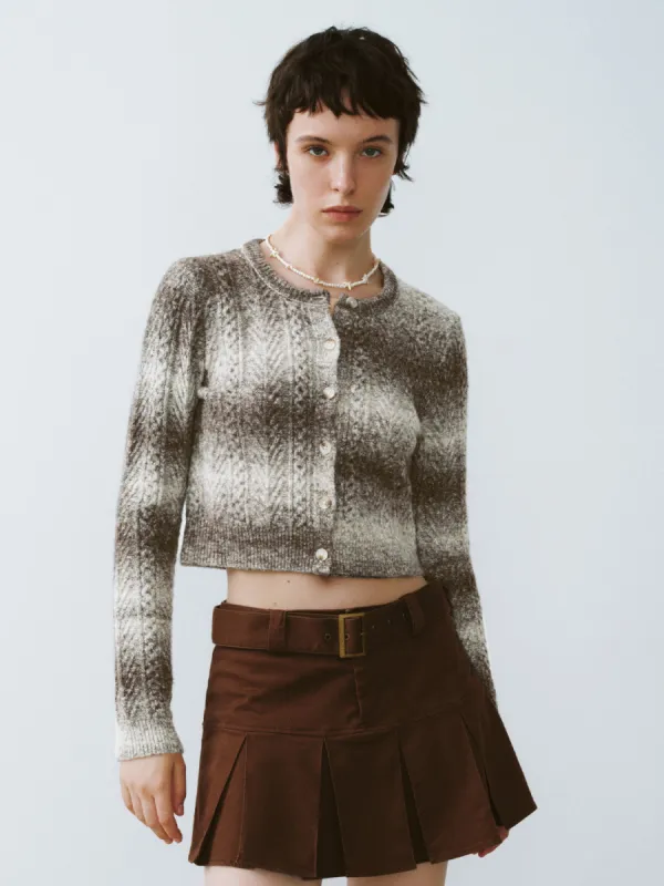 Crew Neck Knitted Cardigan sold by Urban Revivo