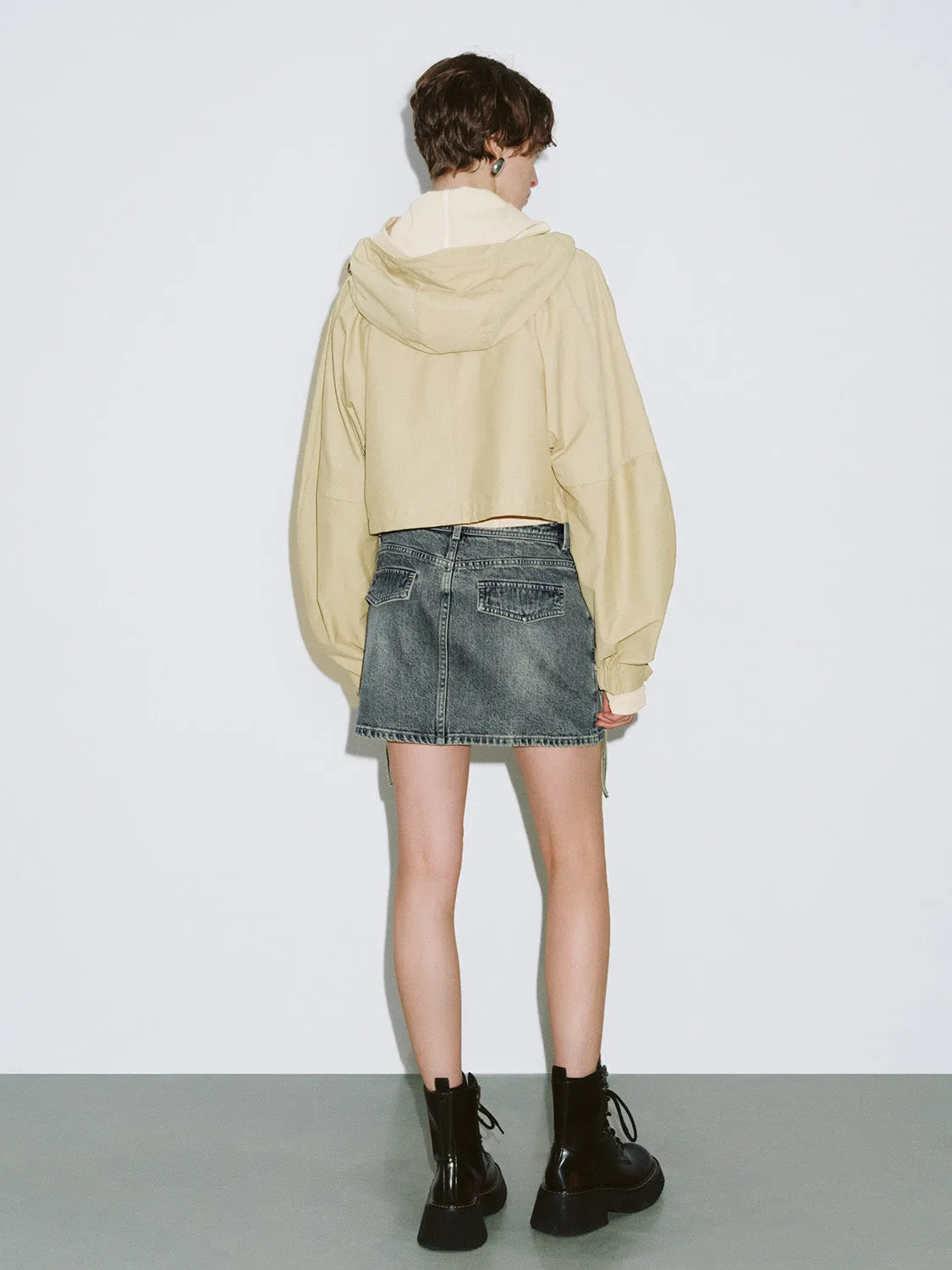 Hooded Loose Jacket sold by Urban Revivo product image thumbnail 3
