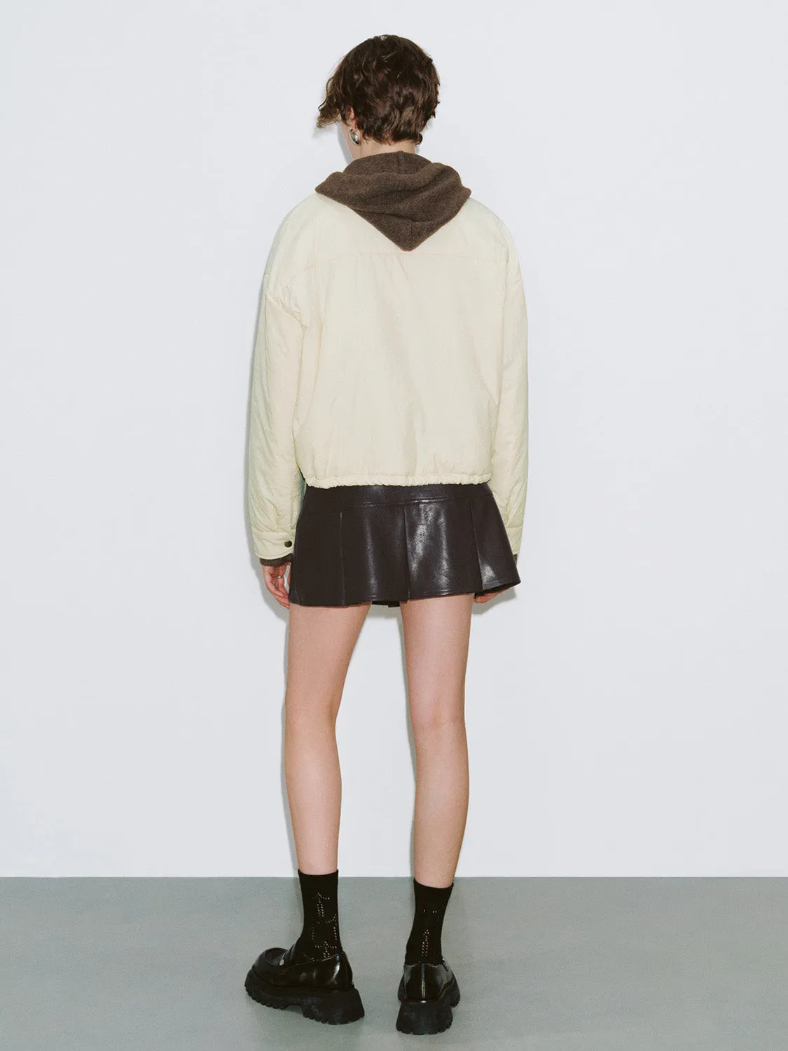 Press Button Loose Padded Coat sold by Urban Revivo product image thumbnail 4