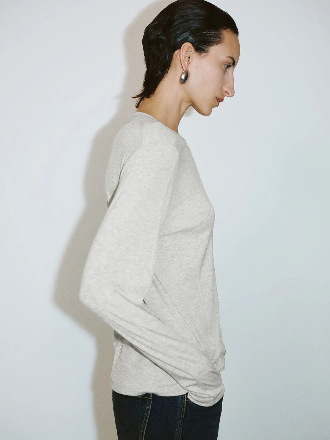 Crew Neck Striaght T-Shirt sold by Urban Revivo product image thumbnail 3