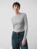 Boat Neck Skinny T-Shirt sold by Urban Revivo