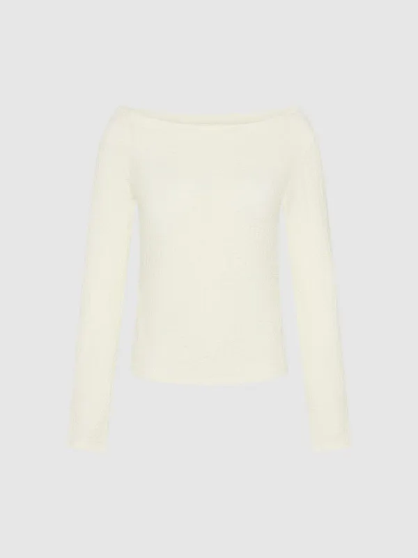 Textued Skinny T-Shirt sold by Urban Revivo