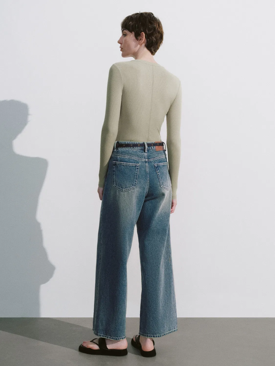 Ruched Crew Nek Skinny T-Shirt sold by Urban Revivo product image thumbnail 4