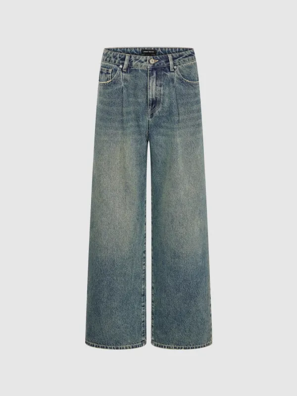Wide-Leg Jeans sold by Urban Revivo