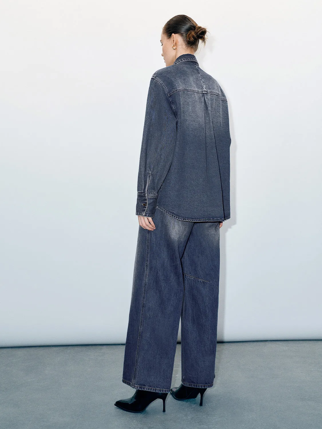 Wide-Leg Jeans sold by Urban Revivo product image thumbnail 4