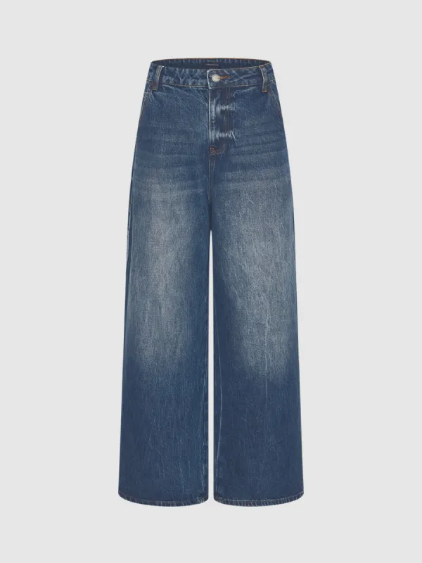 Wide-Leg Jeans sold by Urban Revivo