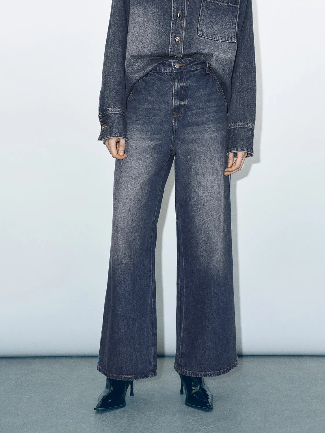Wide-Leg Jeans sold by Urban Revivo product image thumbnail 2