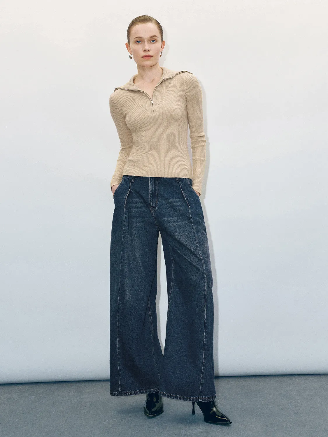 Wide-Leg Jeans sold by Urban Revivo product image thumbnail 5