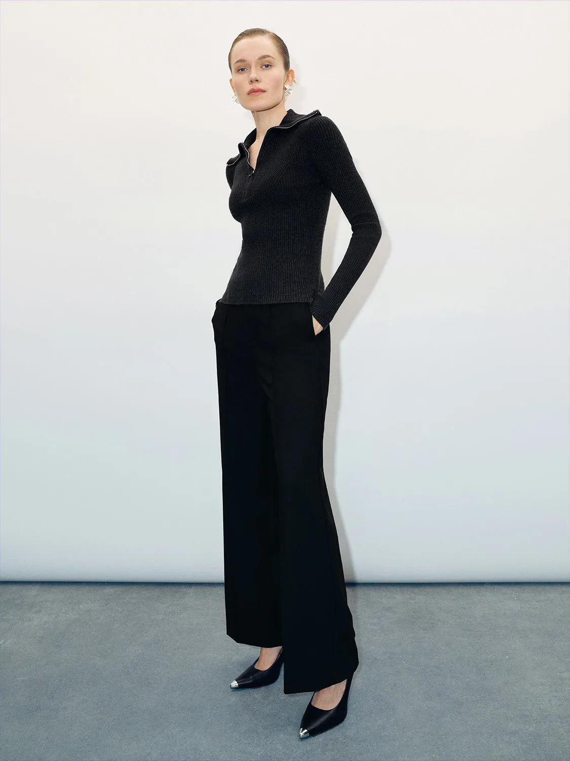 Wide-Leg Pants sold by Urban Revivo product image thumbnail 5