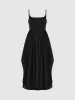 Square-cut Collar A-Line Cami Dress sold by Urban Revivo