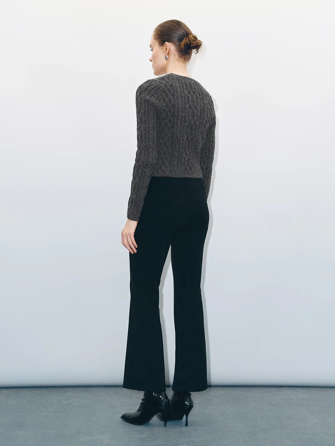 Rhinestone Décor Skinny Knitted T-Shirt sold by Urban Revivo product image thumbnail 4