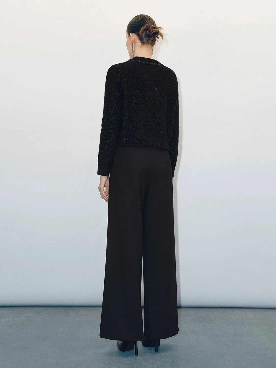 Crew Neck Loose Knitted Cardigan sold by Urban Revivo product image thumbnail 4