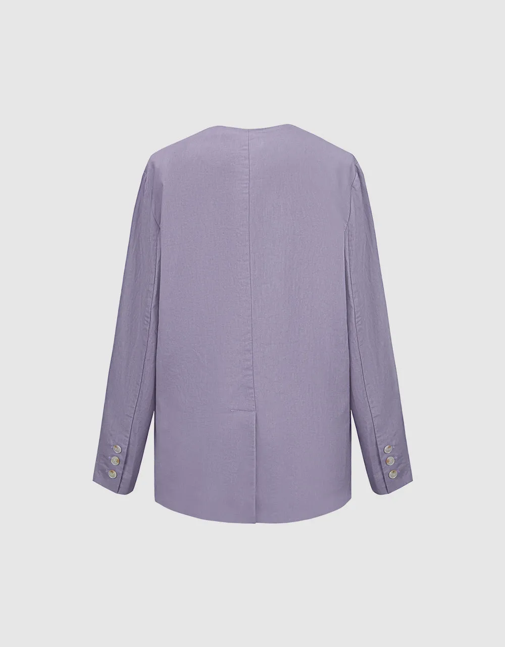 V-Neck One Button Loose Blazer sold by Urban Revivo product image thumbnail 5