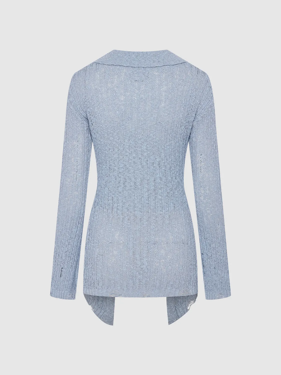 Skater Skinny Knitted Cardigan sold by Urban Revivo product image thumbnail 2