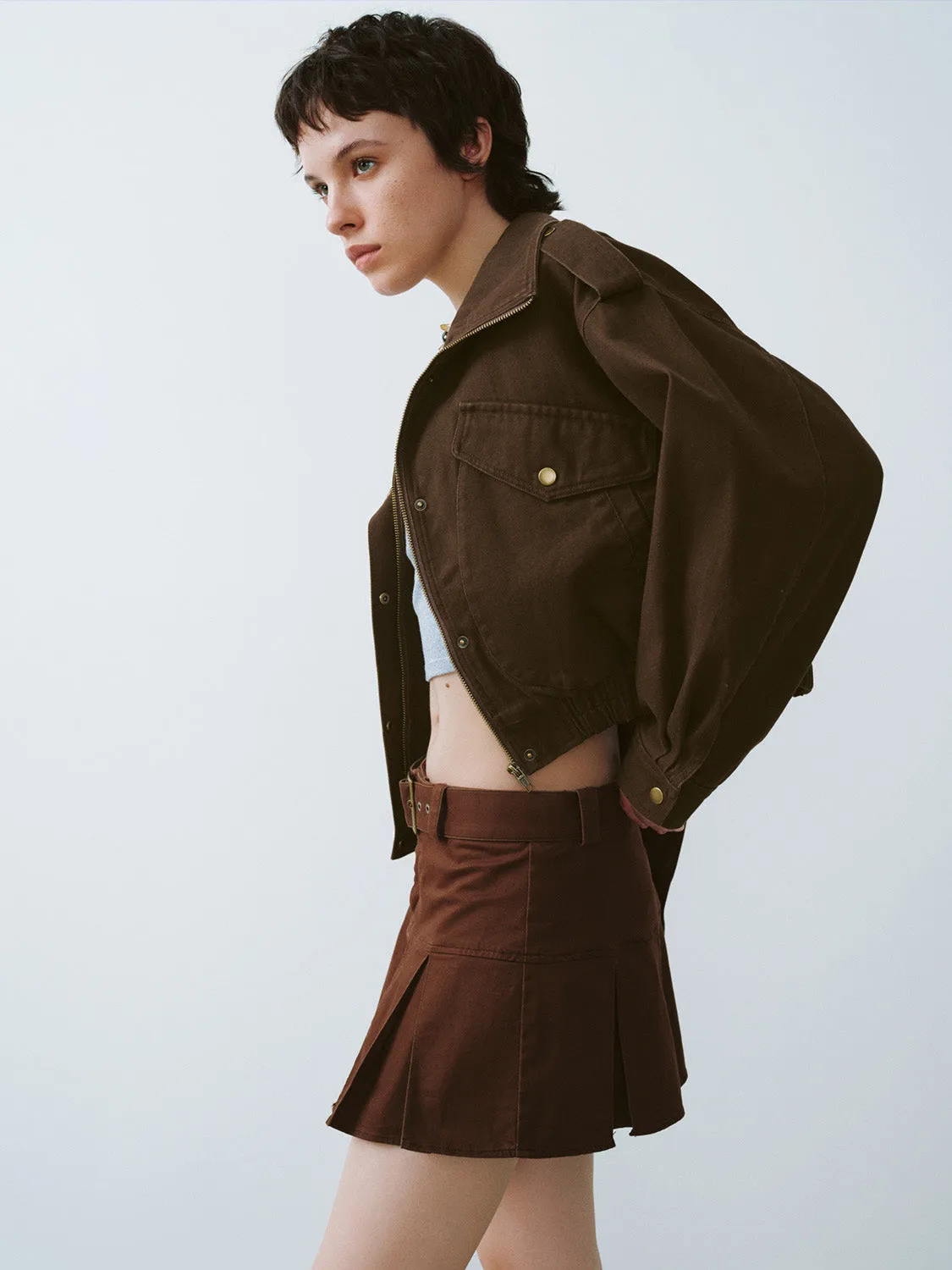 Button Up Oversized Jacket sold by Urban Revivo product image thumbnail 3