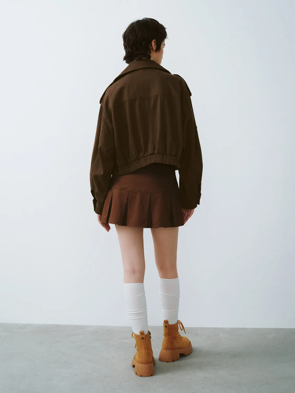 Button Up Oversized Jacket sold by Urban Revivo product image thumbnail 4