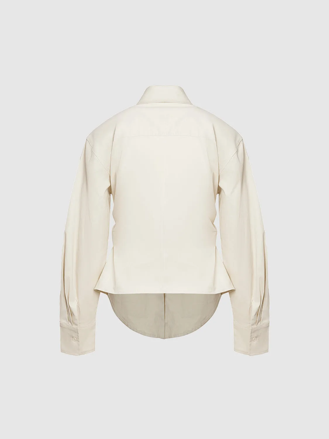 Button Up Straight Shirt sold by Urban Revivo product image thumbnail 2