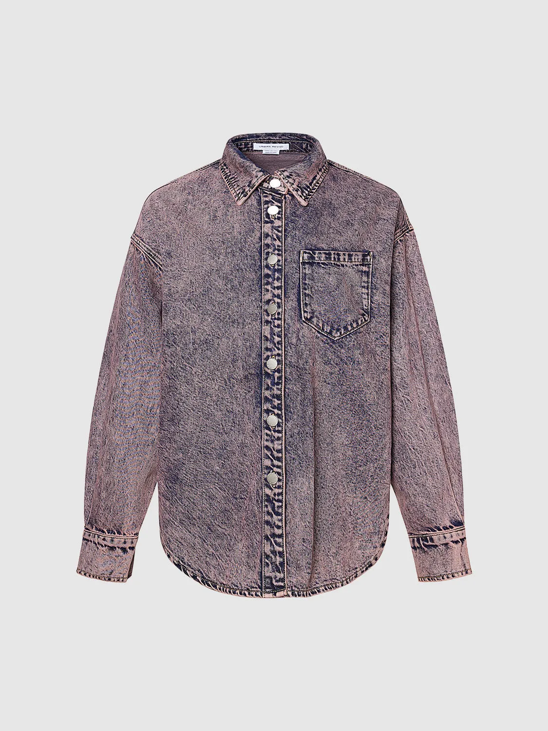 Distressed Loose Denim Jacket sold by Urban Revivo